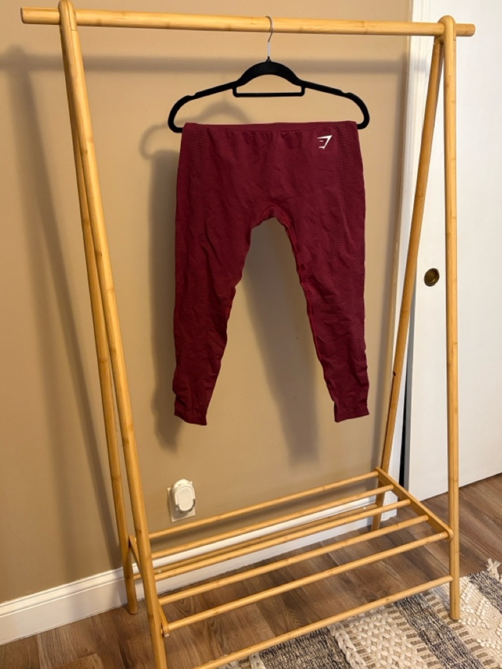 Gymshark Maroon Seamless Leggings